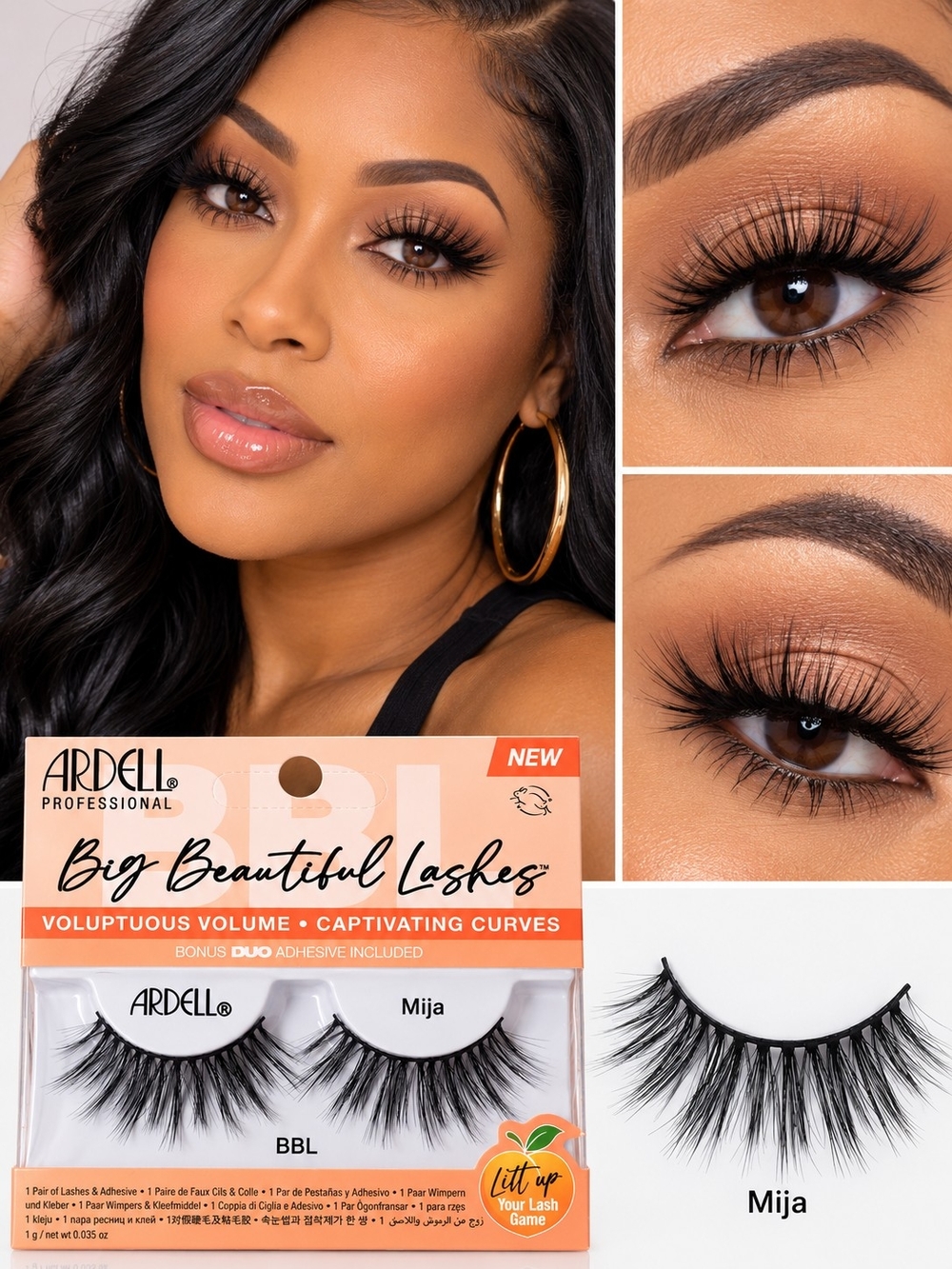 Ardell Big Beautiful Lashes “Mija” BBL + DUO Adhesive